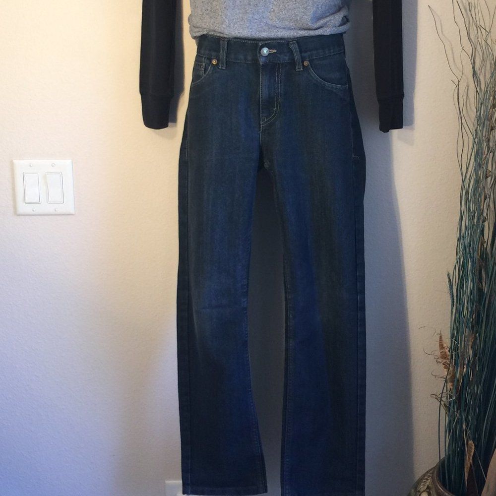Levi’s 511 Slim Jeans Youth Size 18 Regular Dark Wash Stretch Boys 29x29